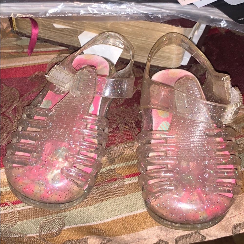 Little girl jelly shoes Sz 5